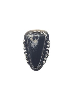 Carolyn Pollack Sterling Silver White Buffalo Turquoise Ring Size 8 #20555