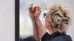 Red Bursts Over Gold II/III