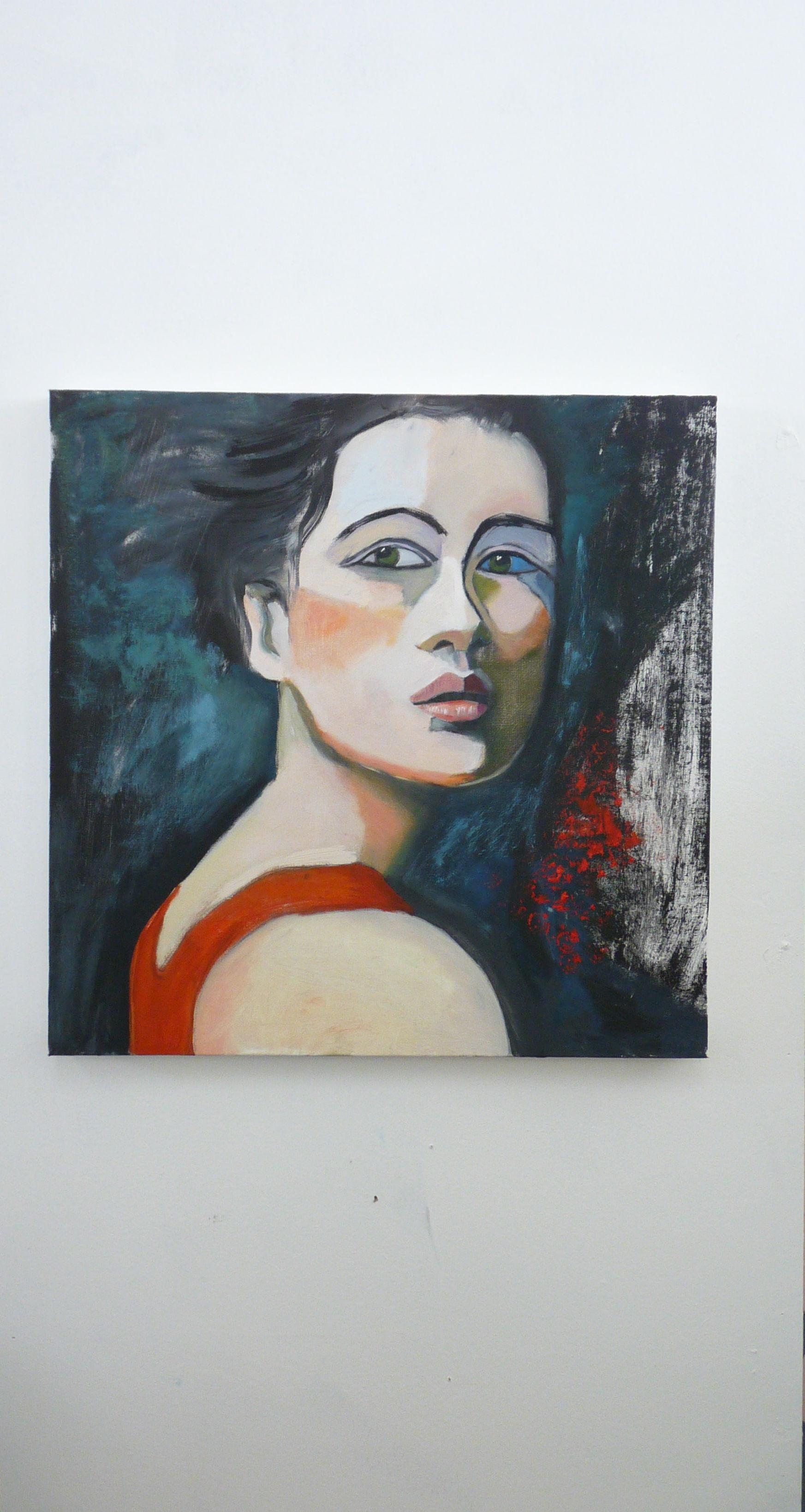 Attention - Painting by Carolyn Schlam