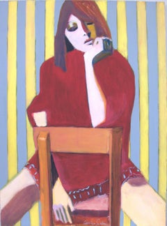 CHAIRGIRL, Painting, Oil on Canvas