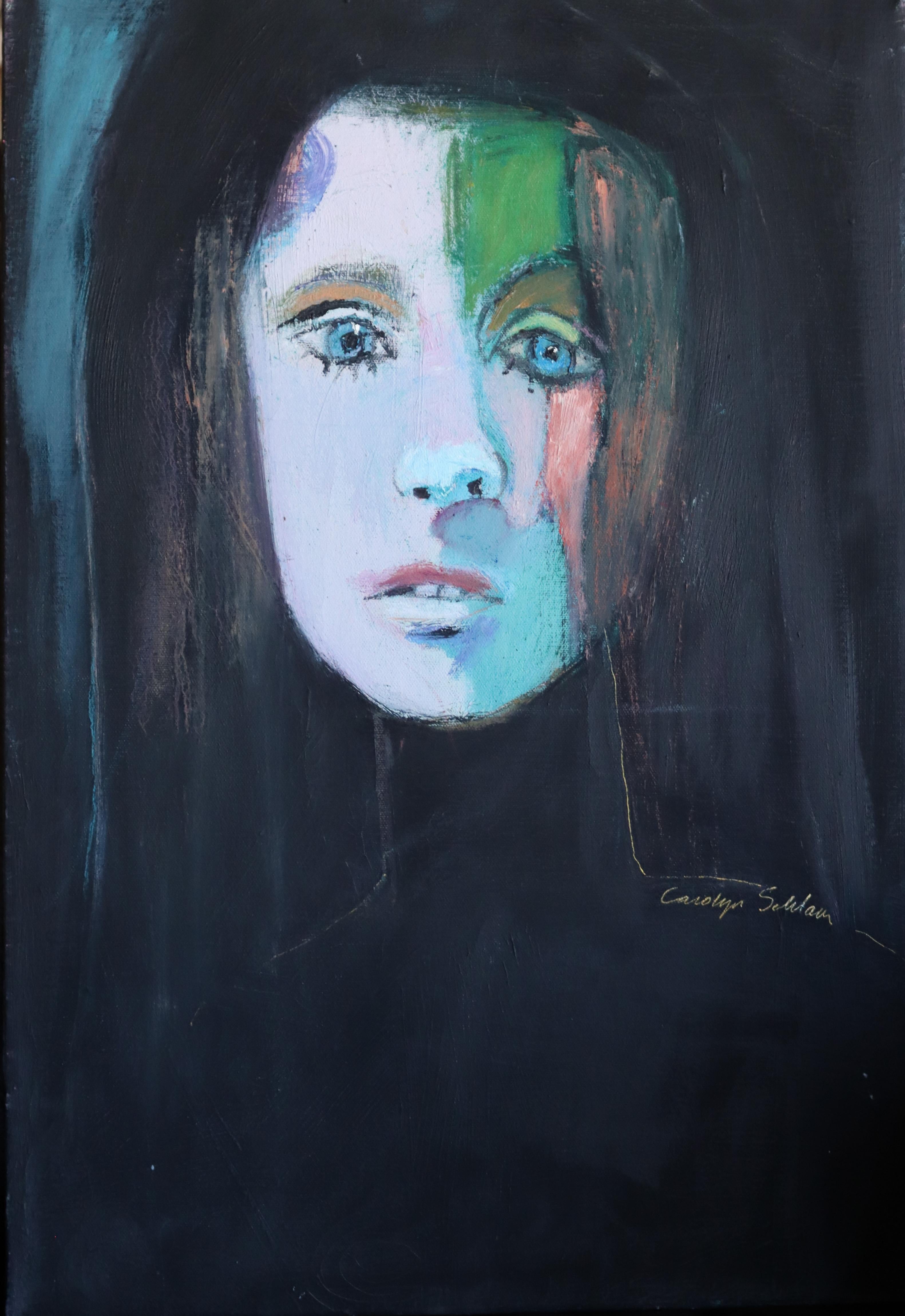 Carolyn Schlam Portrait Painting – Geistermädchen