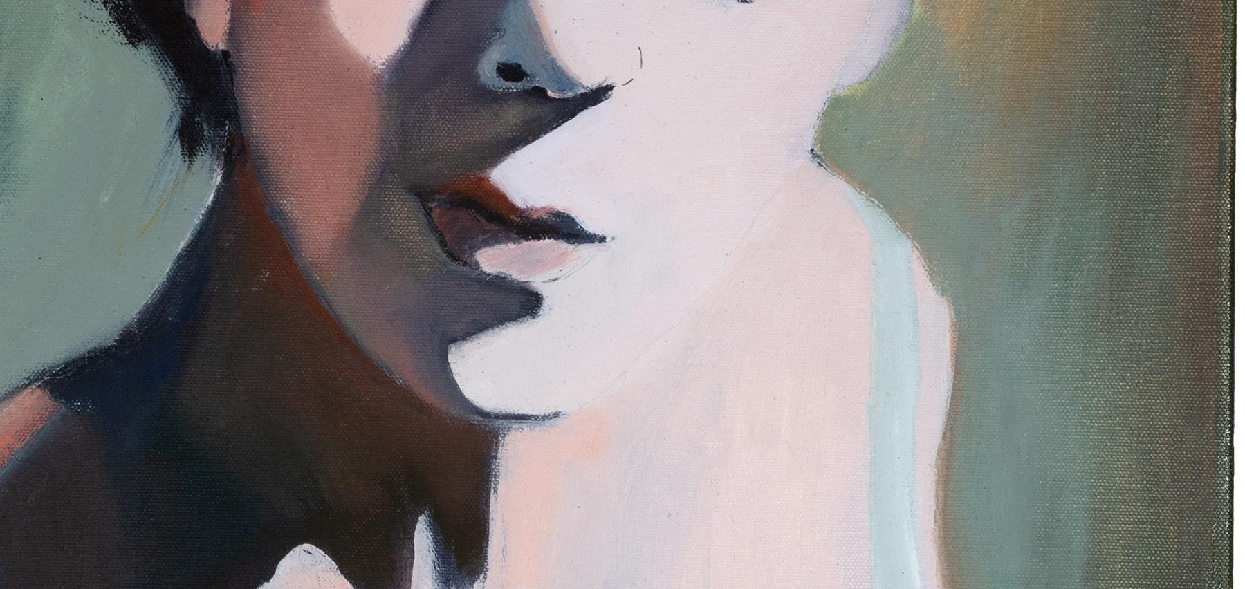 Mi chiedo - Painting Contemporaneo di Carolyn Schlam