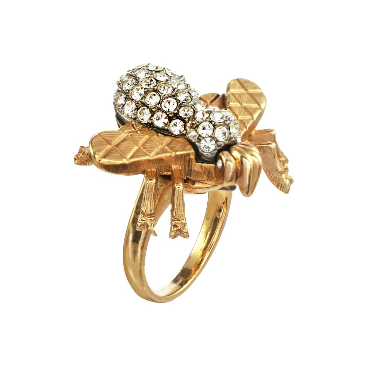 For Sale:  Carolyne Roehm x CINER Crystal Bee Ring