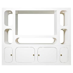 Carosello Cabinet in Powder-Coated Aluminum by altreforme
