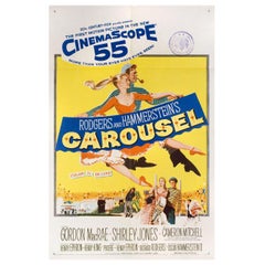Vintage 'Carousel' 1956 U.S. One Sheet Film Poster