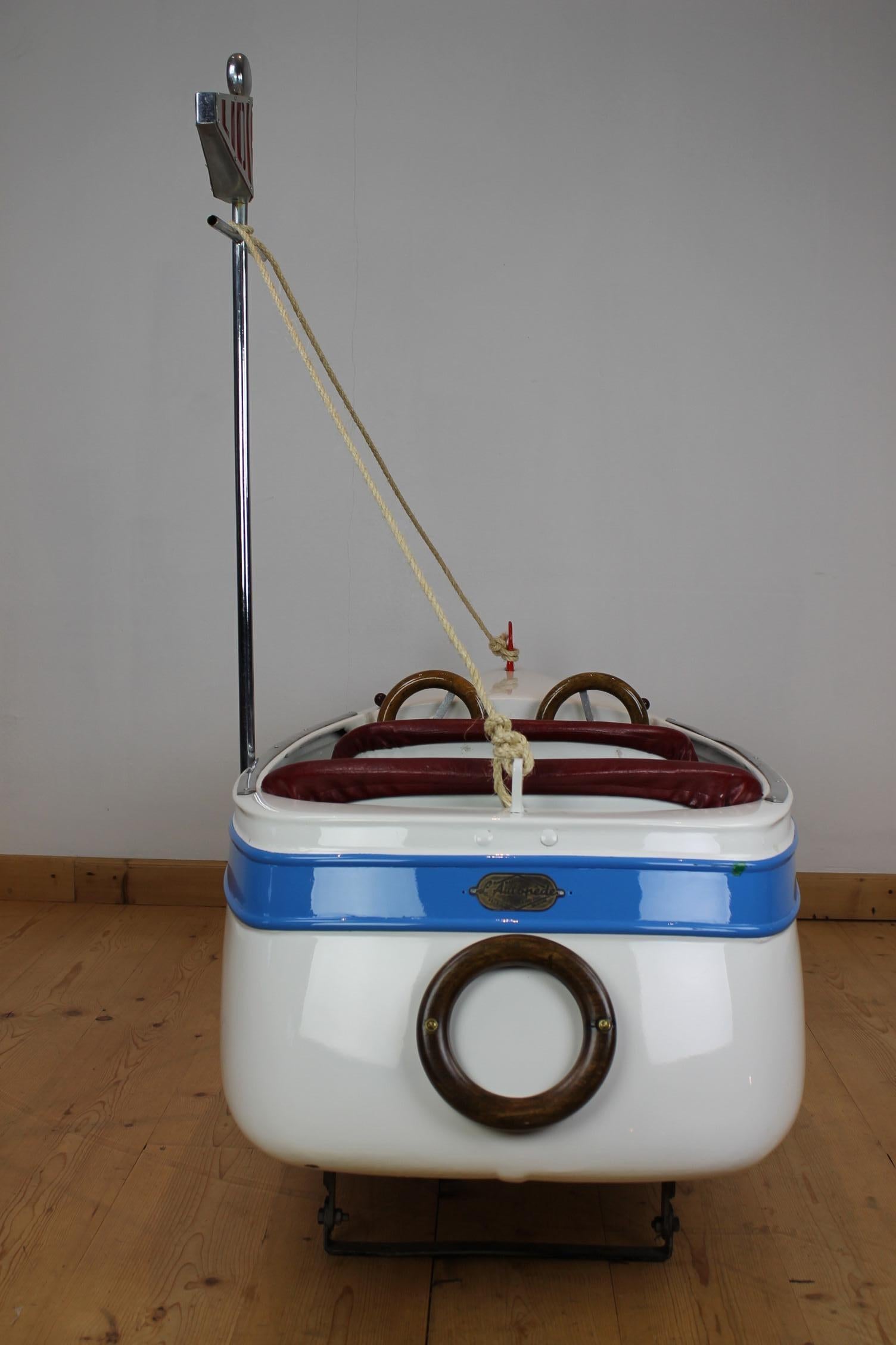 20th Century Carousel Boat by L' Autopède, 1940s For Sale
