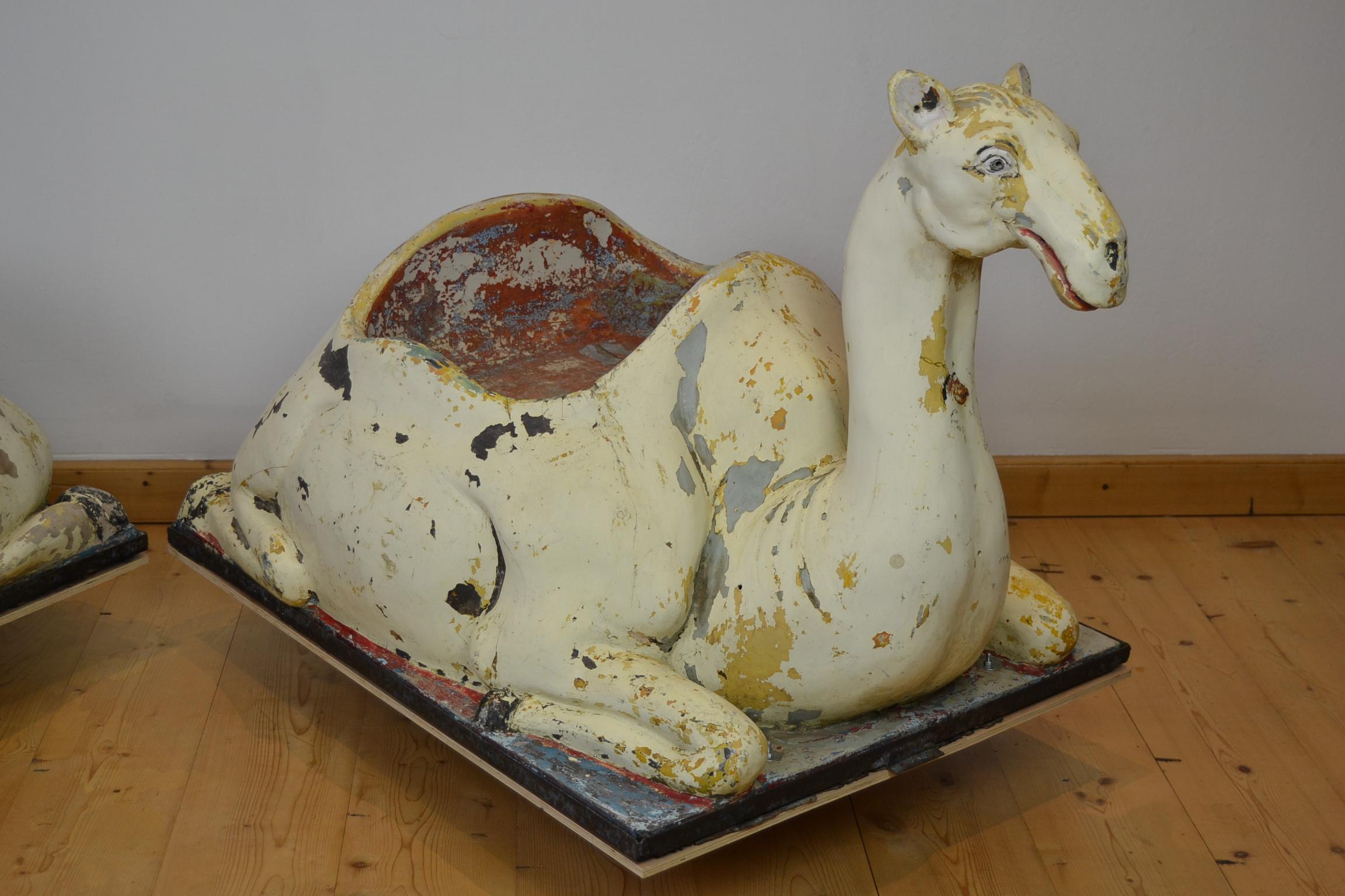 Carousel Camel Animals, 1970s, Europe, 2 pieces available For Sale 3