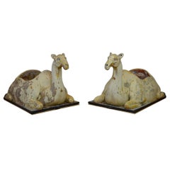 Carousel Camel Animals, 1970s, Europe, 2 pieces available