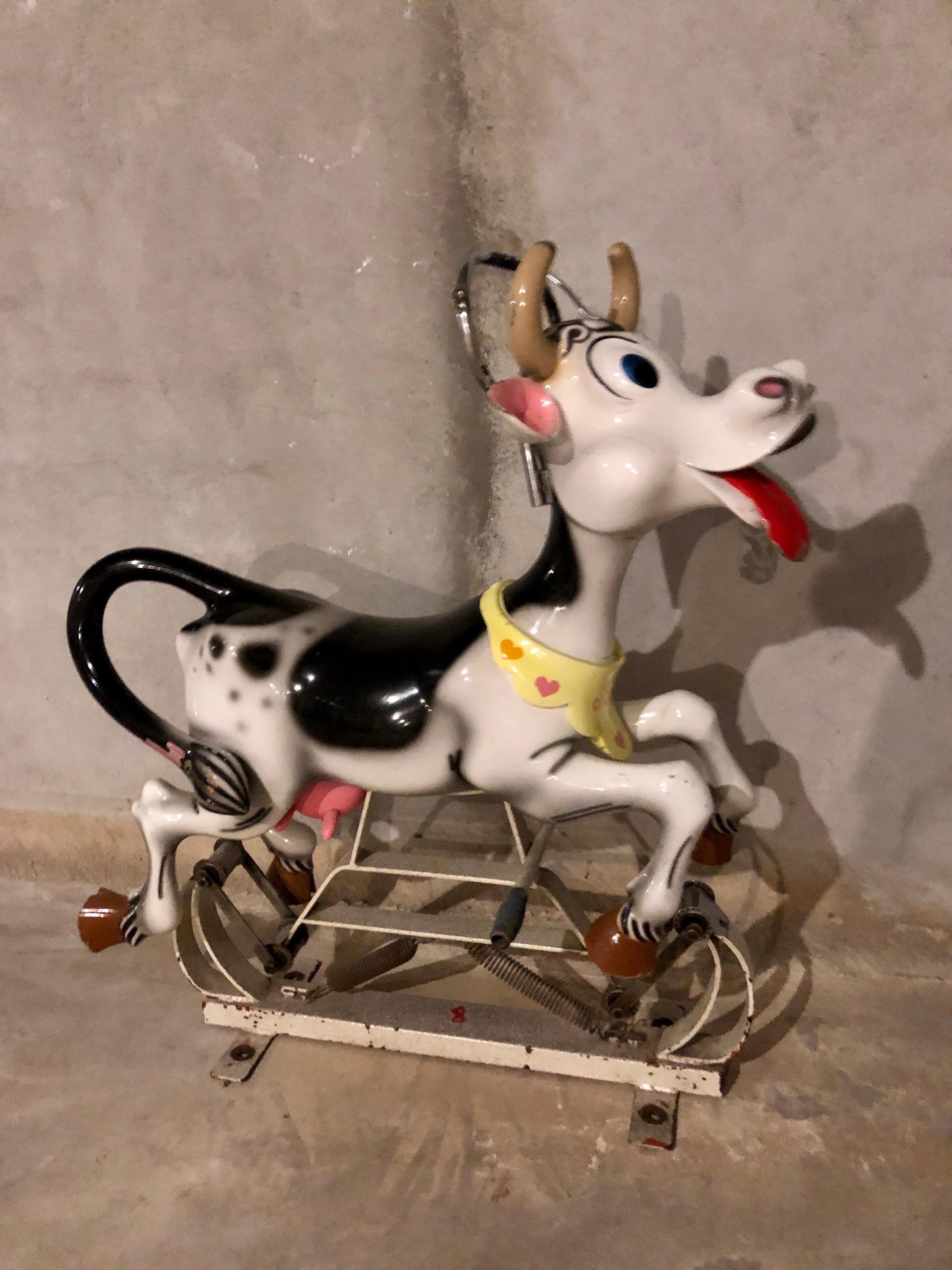 Carousel Cow Bernard Kindt, 1960s For Sale 1