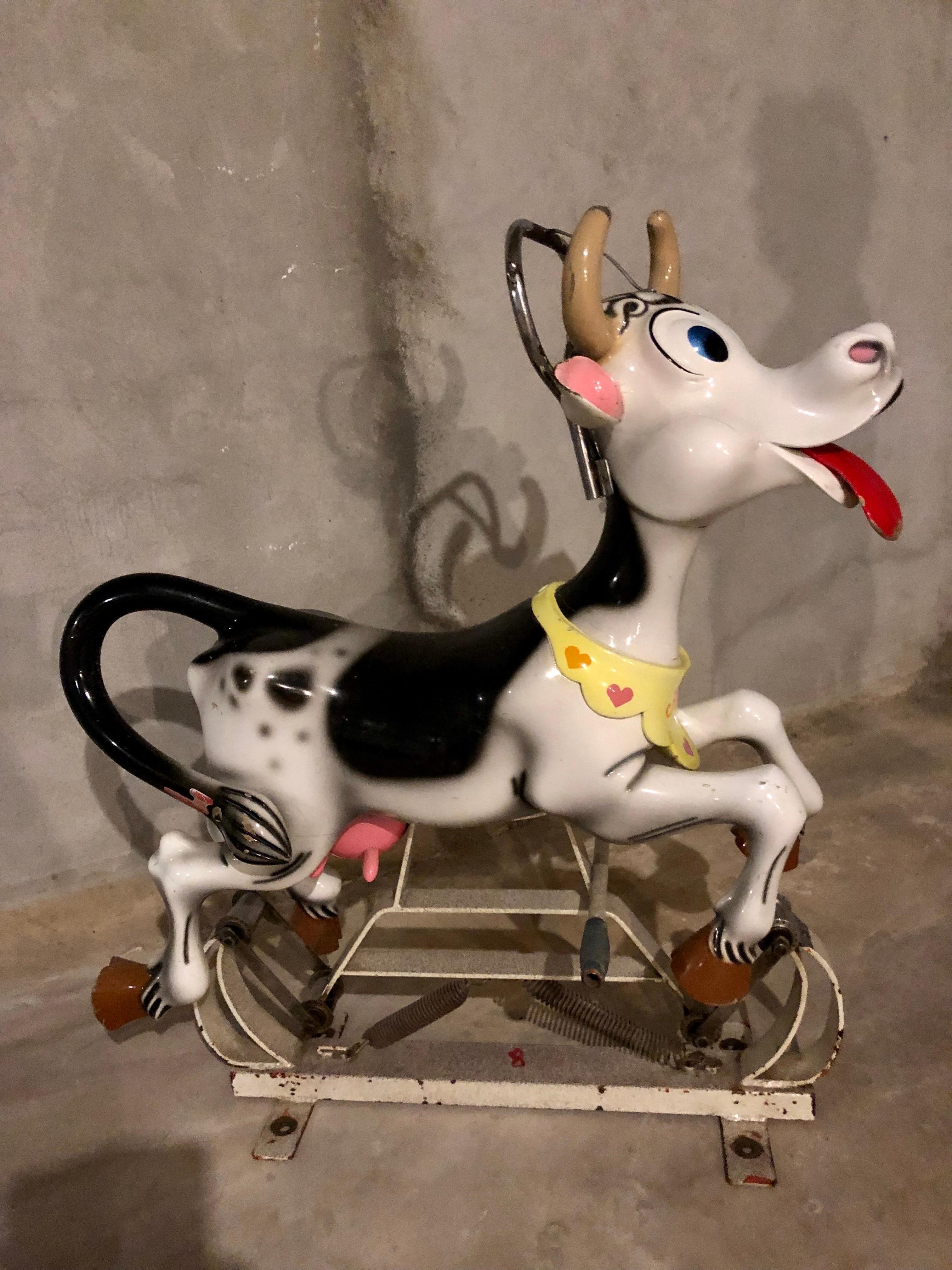 Carousel Cow Bernard Kindt, 1960s For Sale 3