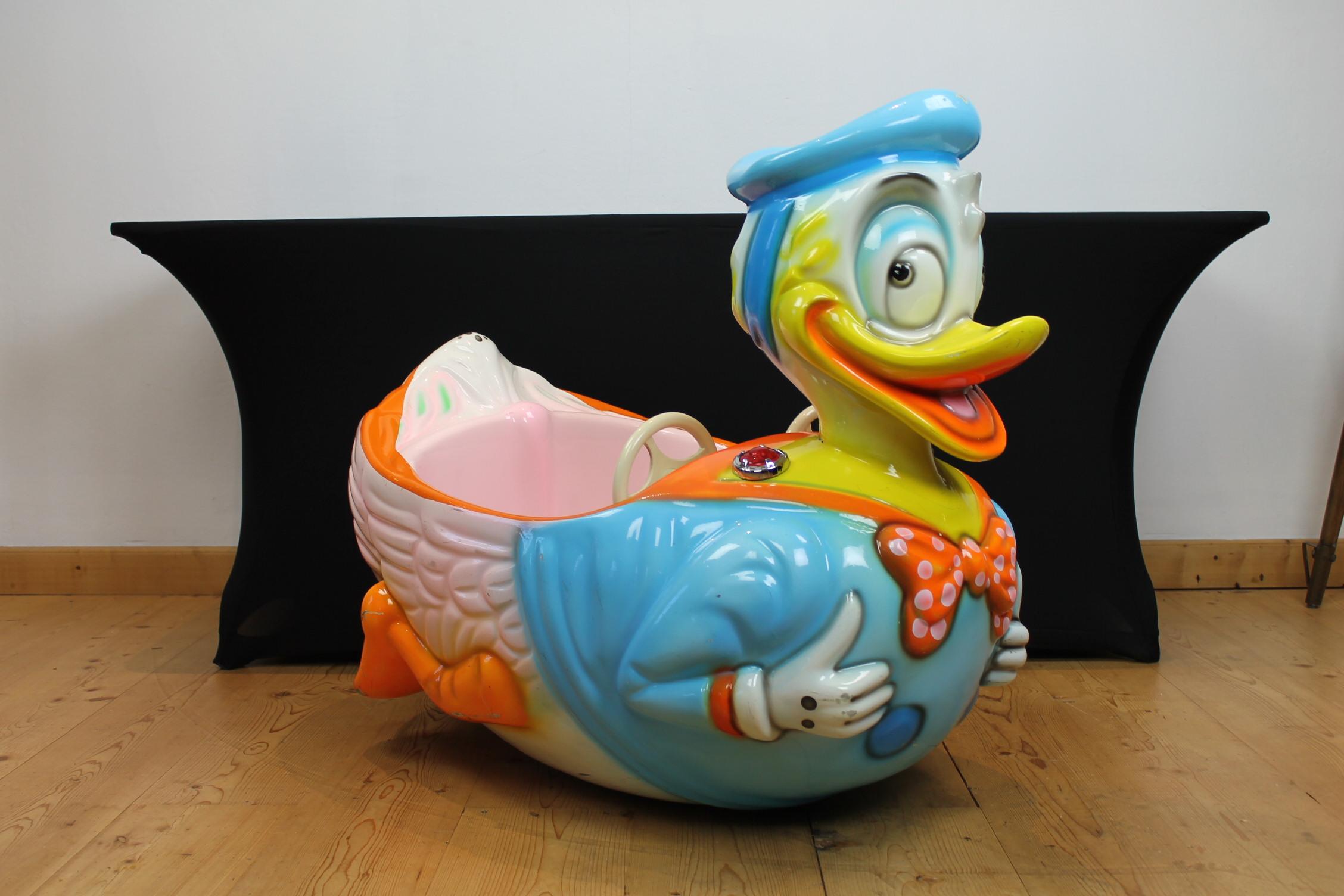 Carousel Donald Duck Figurine Carnival Ride For Sale 10