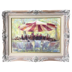 "Carousel" Framed Original Oil Painting by Richard Zolan