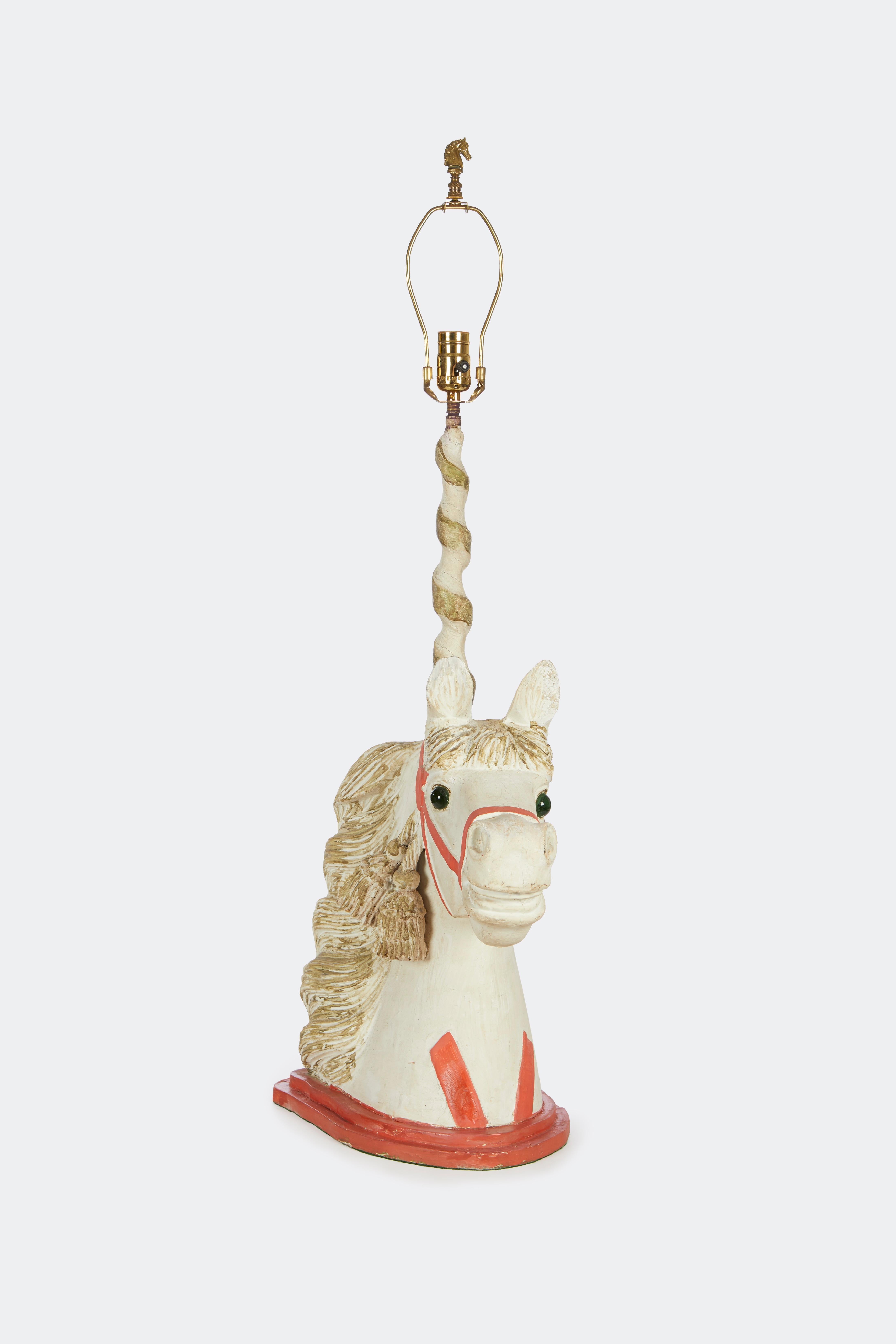 carousel horse lamp