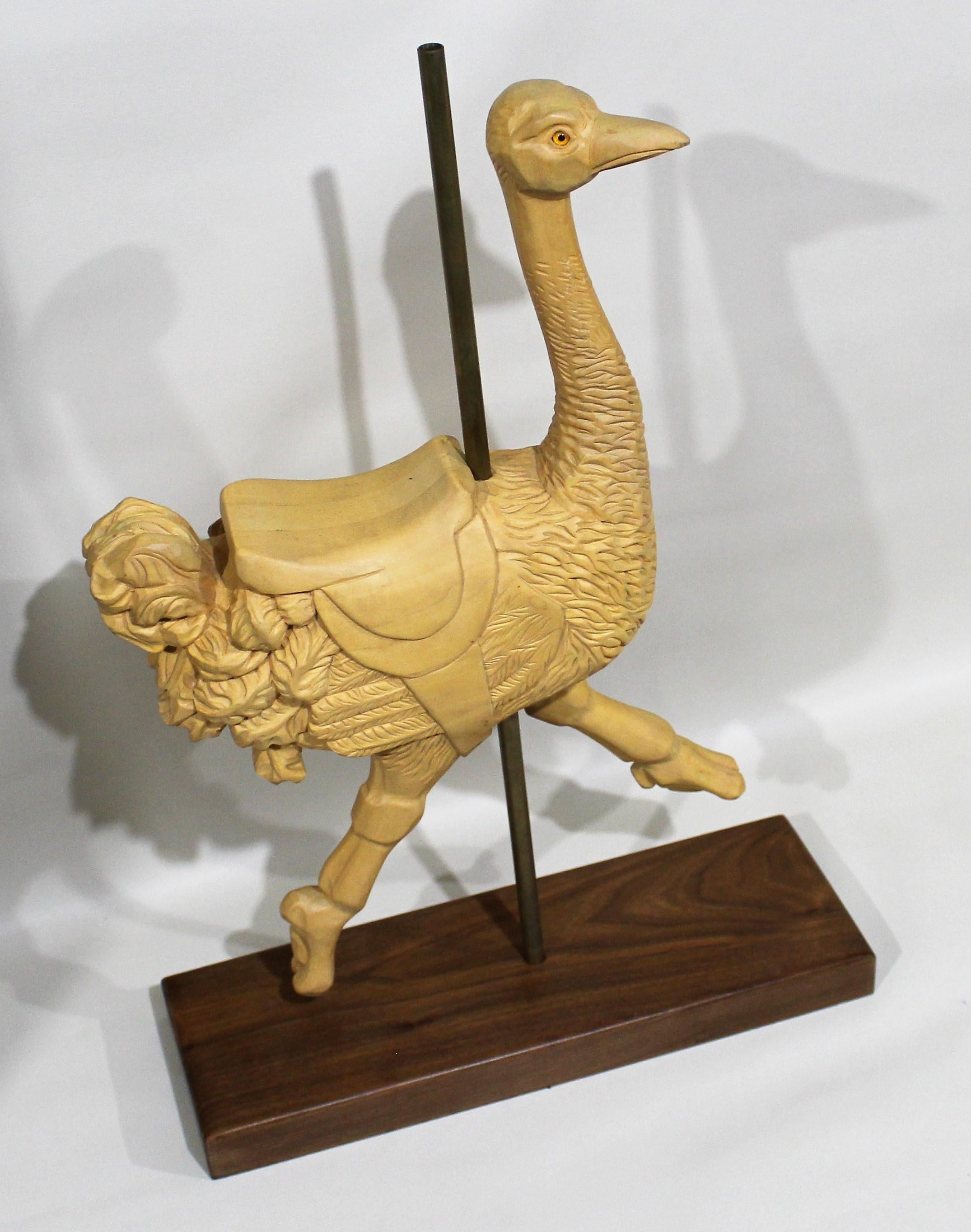 Carousel Ostrich Sculpture For Sale 1