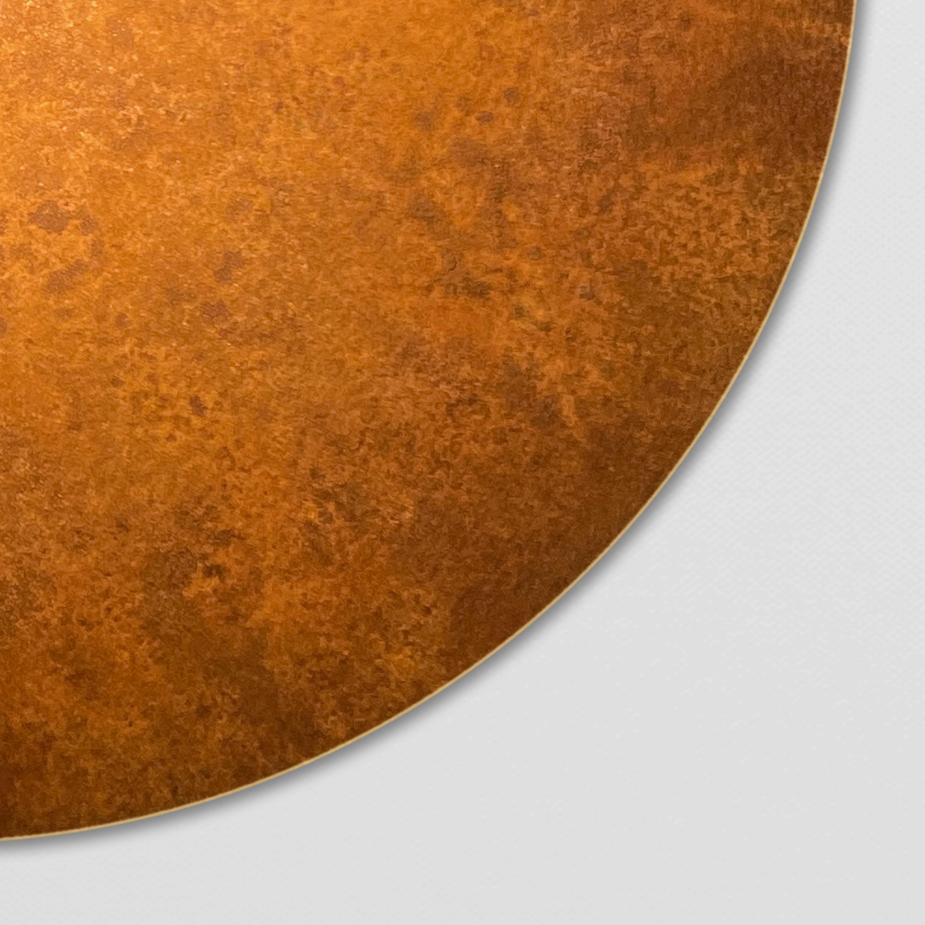 'Carousel Regolith Chandelier' Dark Bronze Patinated Brass & Glass Ceiling Light For Sale 2