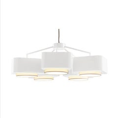 Carousel Suspension Lamp all in White