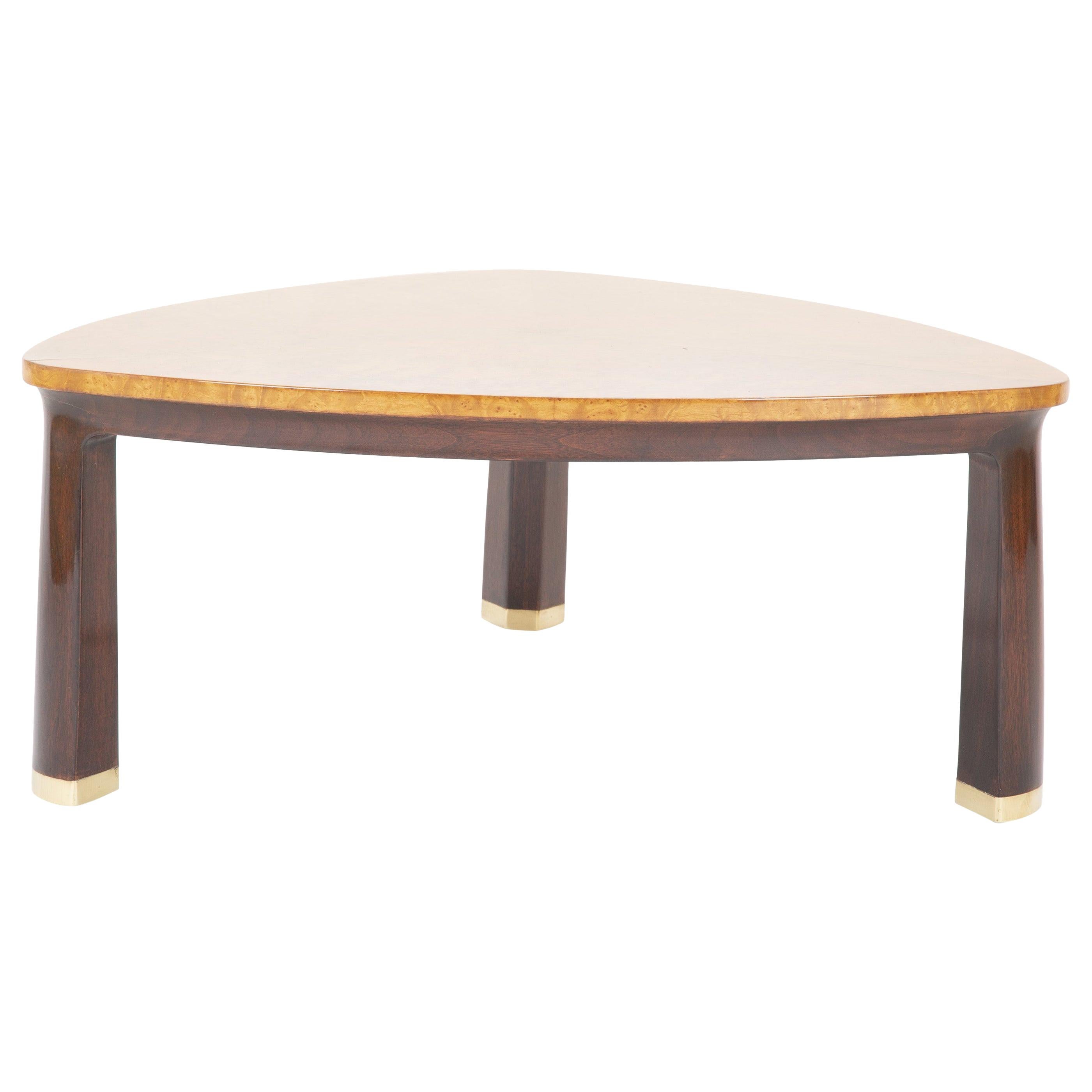 Carpathian Elm Coffee Table Designed by Edward Wormley for Dunbar For Sale