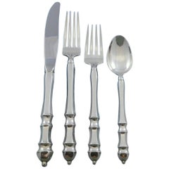 Carpenter Hall by Towle Sterling Silver Flatware Set for 12 Service 52 Pieces