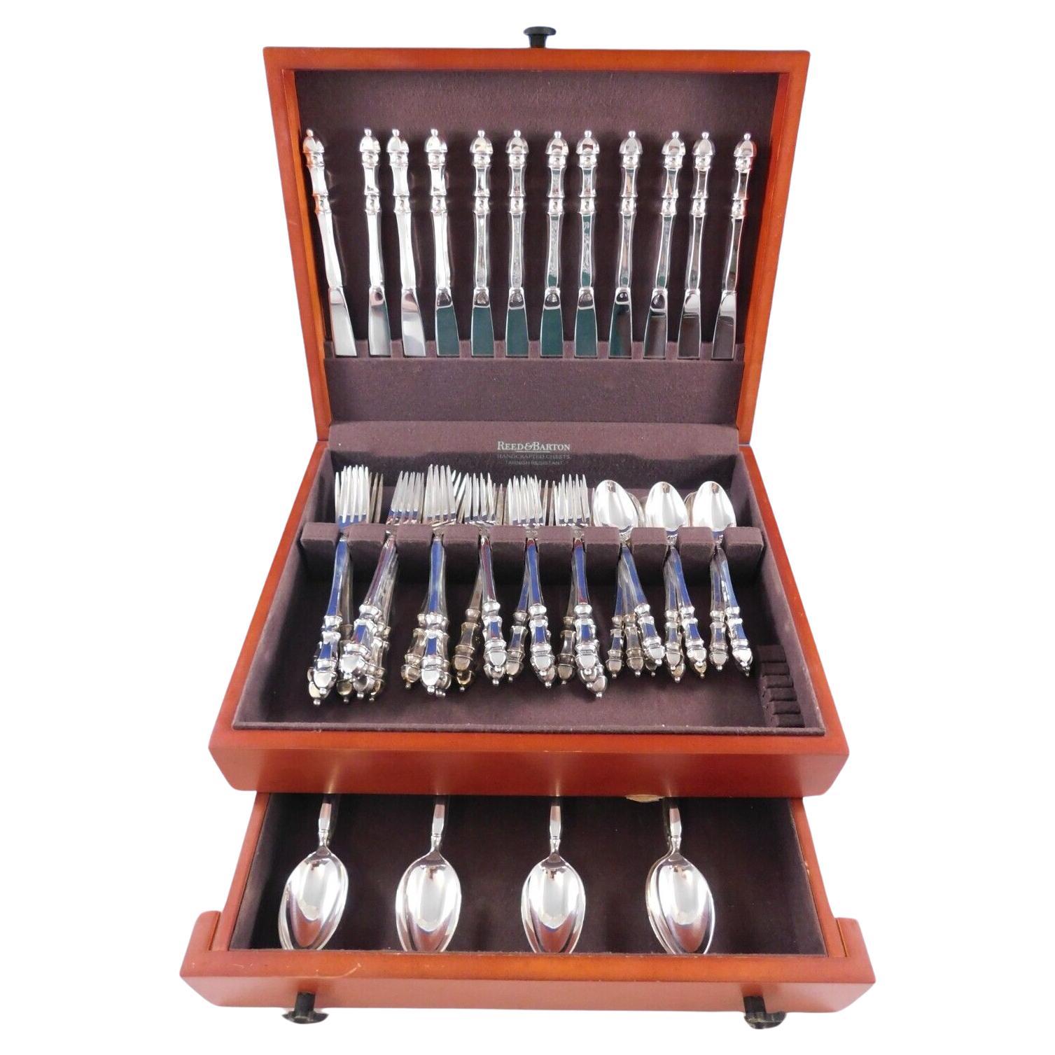Carpenter Hall by Towle Sterling Silver Flatware Set for 12 Service 60 pieces