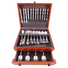 Carpenter Hall by Towle Sterling Silver Flatware Set for 12 Service 60 pieces