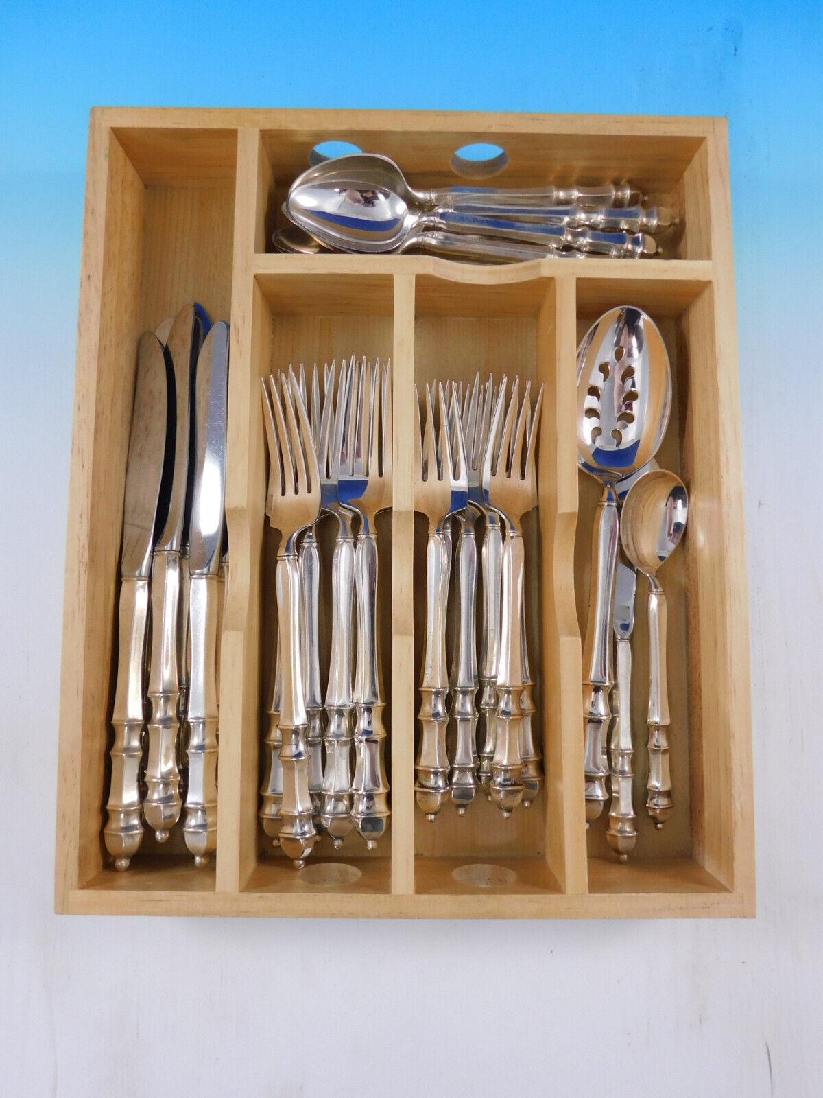 Carpenter Hall by Towle Set di posate in argento per 6 persone 27 pezzi in vendita 3