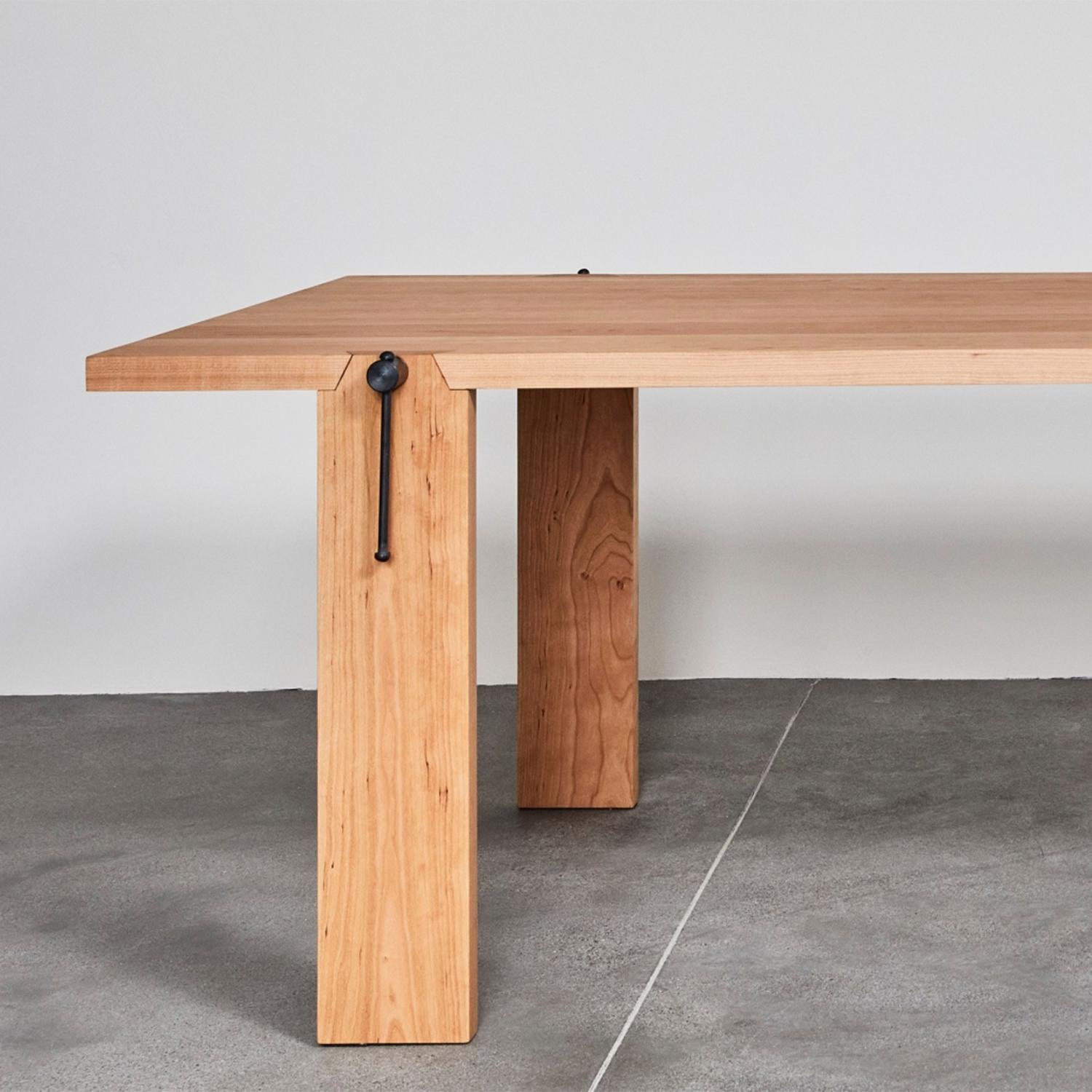 Contemporary Carpenter Oak Dining Table For Sale