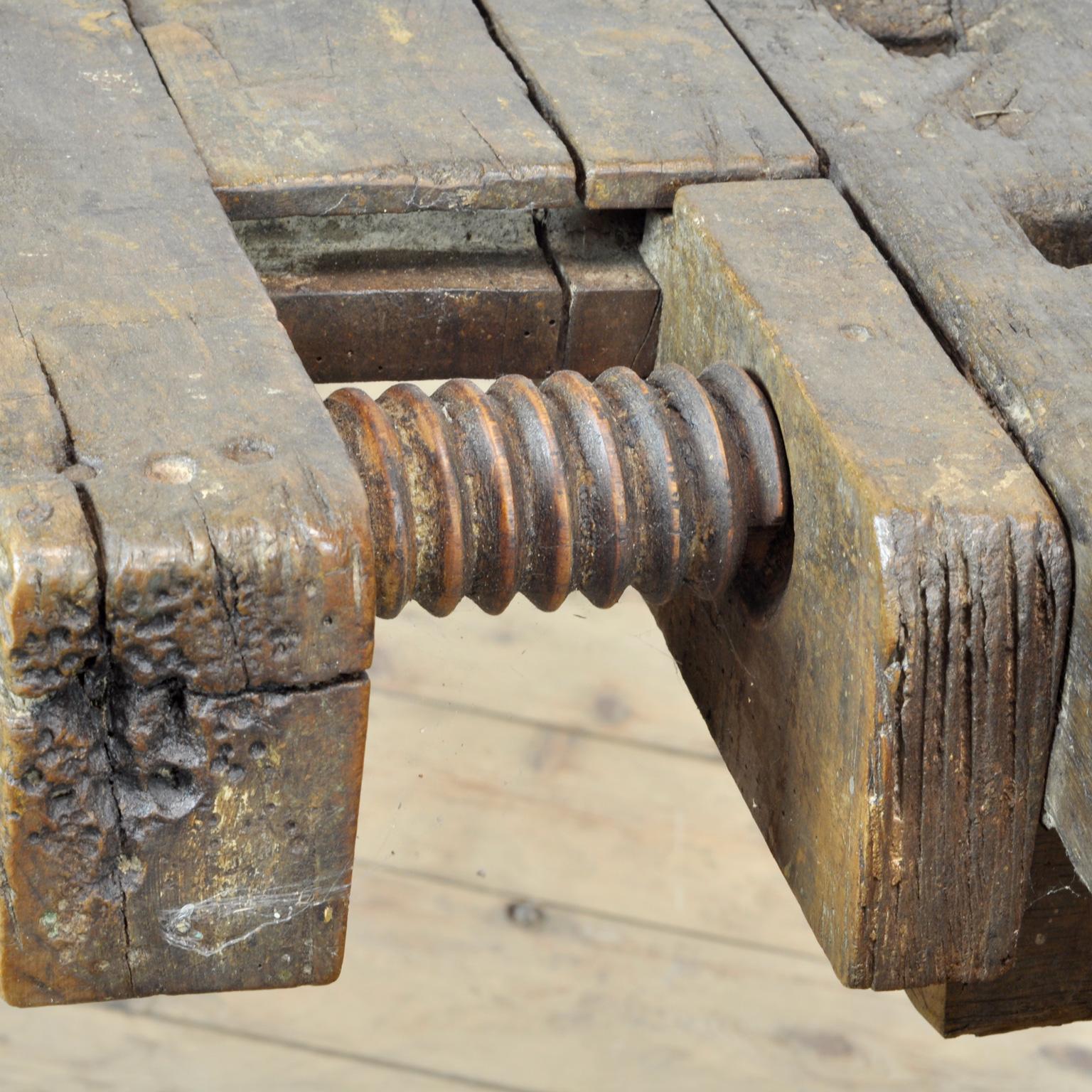Carpenters Oak Workbench, circa 1900 3