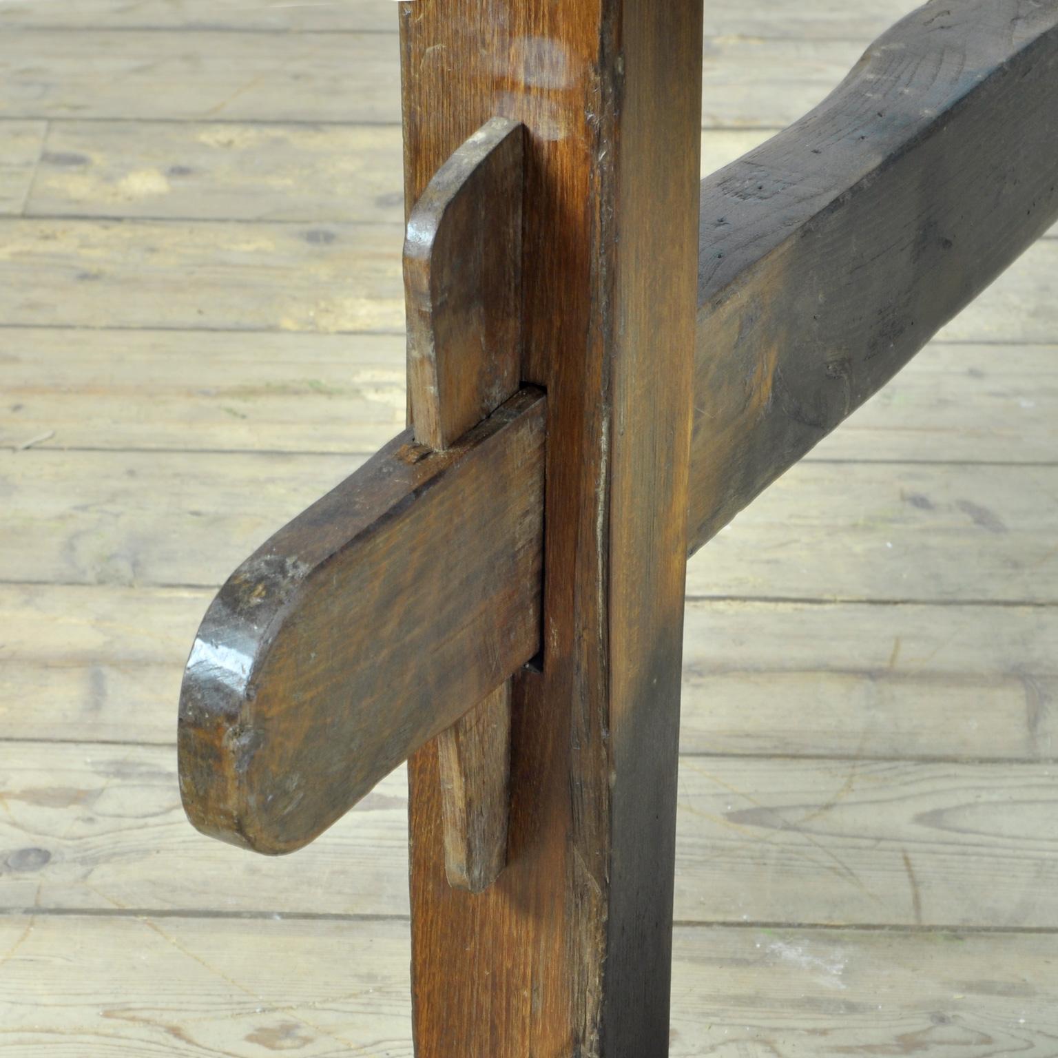 Carpenters Oak Workbench, circa 1900 3