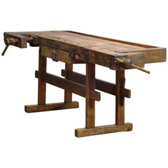 Carpenters Oak Workbench, circa 1900