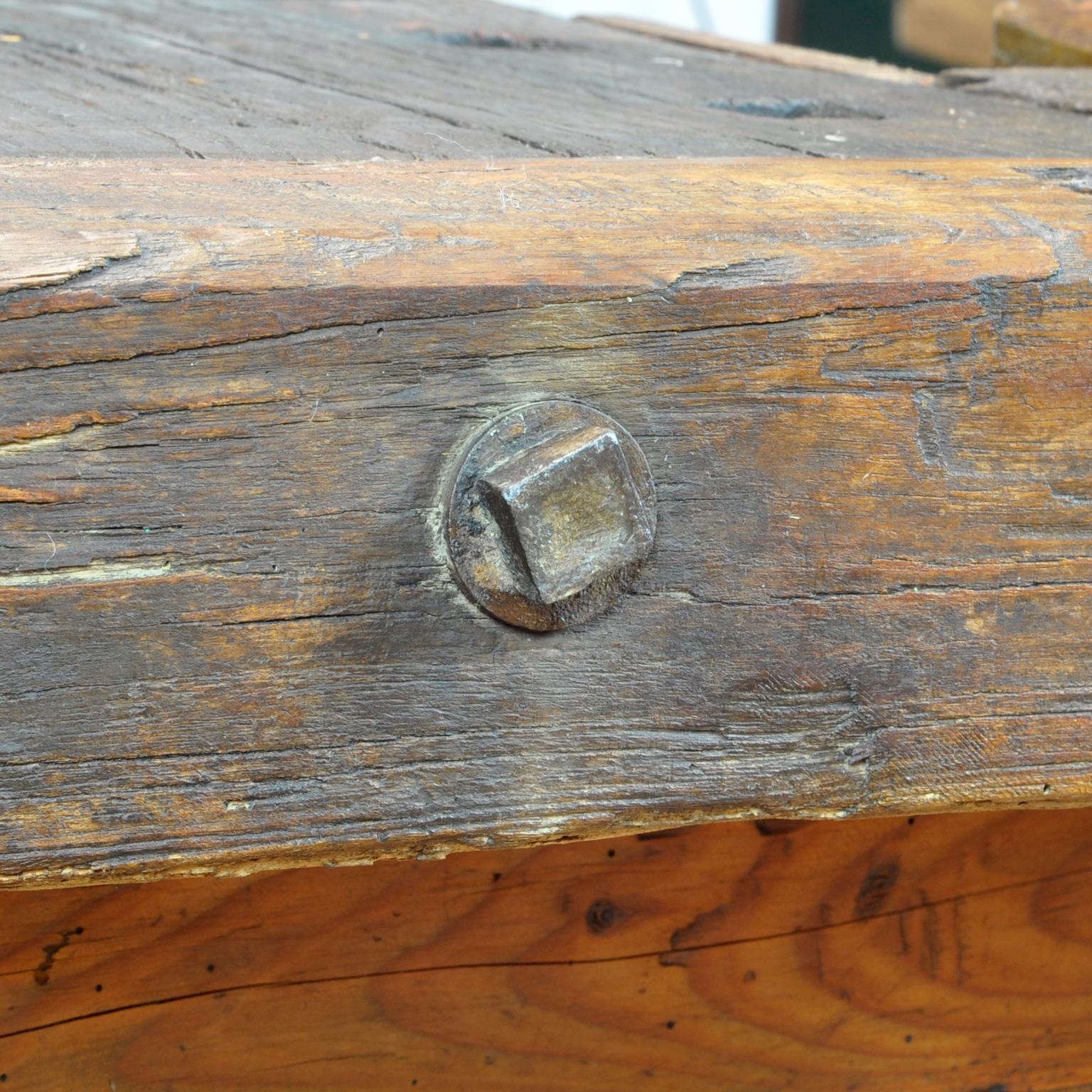 Carpenters Oak Workbench, circa 1920 1