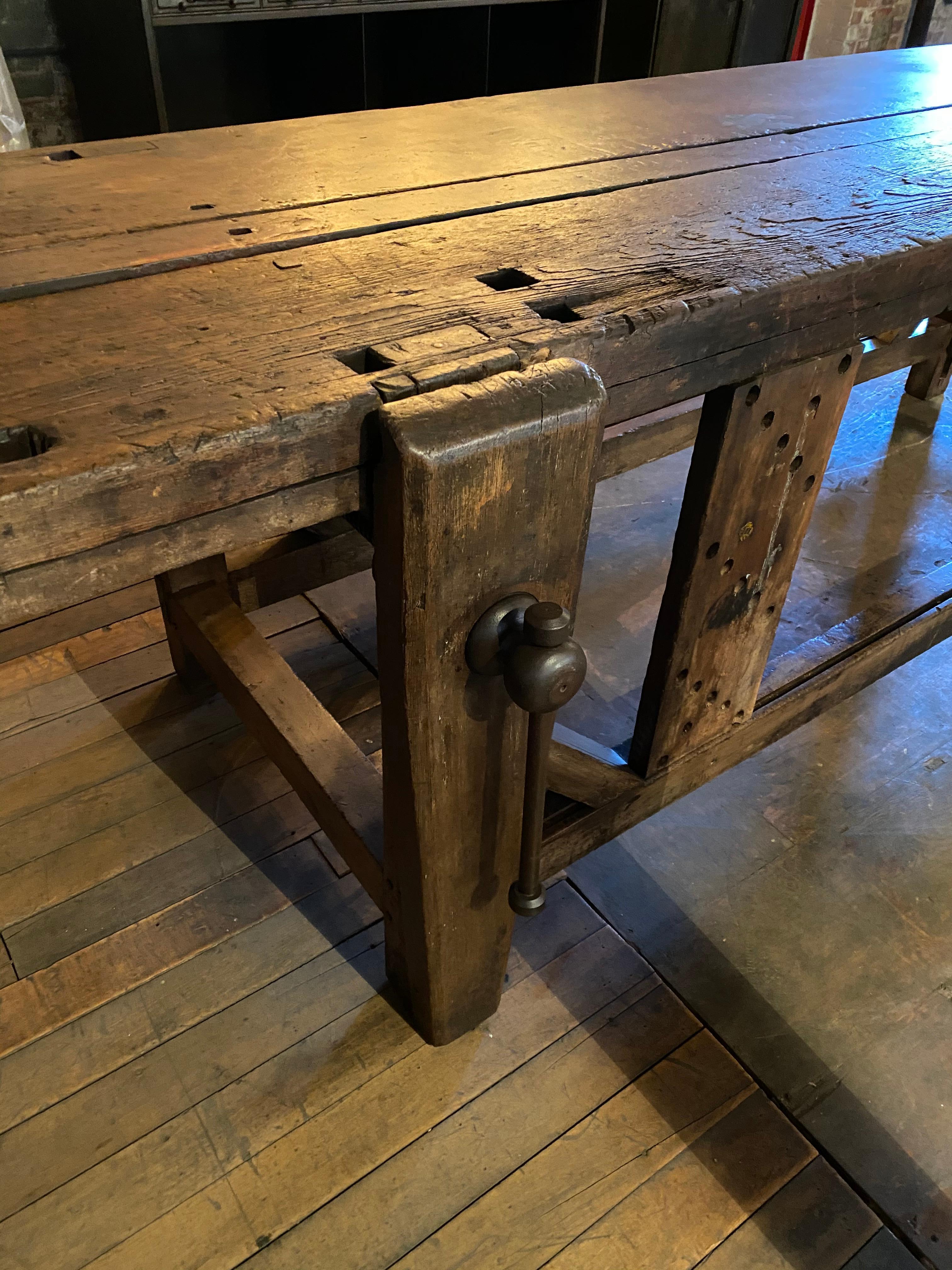 20th Century Carpenter's Workbench