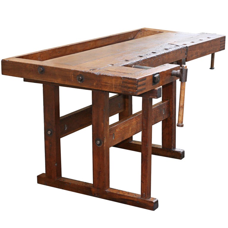 Carpenter's Workbench For Sale at 1stdibs