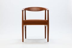 Walnut Dining Chairs by Eyjolfur Augustsson by HJ. Jackson 'Hjalmar Jackson'