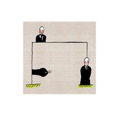 Carpet 3 Men in Non-slip Polyester and Polyamide by Andrea Branzi