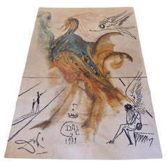 Vintage Carpet, after Salvador Dali, Ege Axminster, Denmark, ca 274 x 179 cm