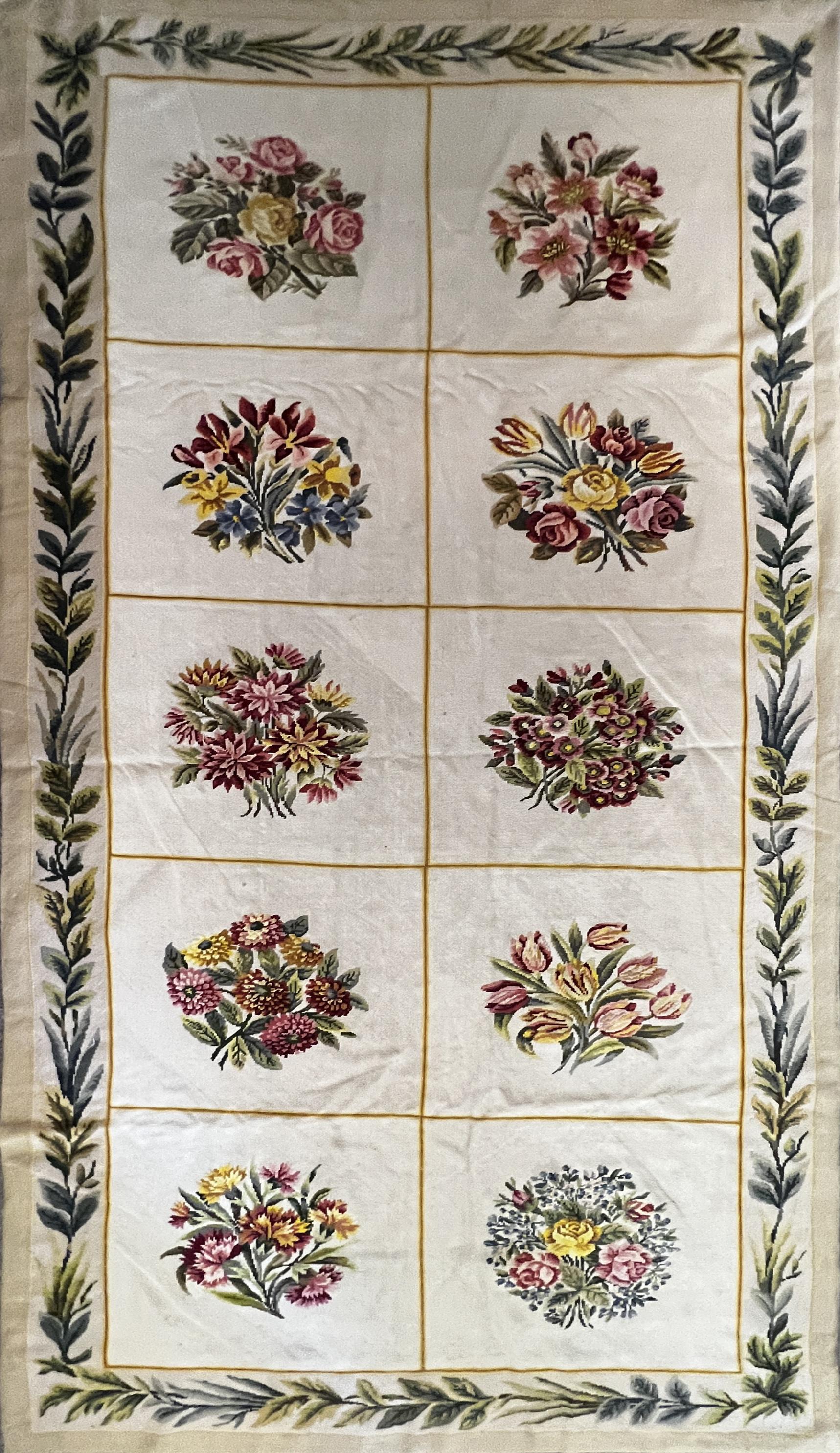 Tappeto Au Petit Point 19TH. Secolo - Dimensioni: 2m80x1m30 - N° 947 in vendita 1