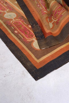 1800 France-Carpet Aubusson hand-woven wool