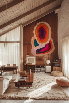 Carpet Bomba SMALL by Milla Novo Bold Tufted Wool Rug Inspired by 1970s style