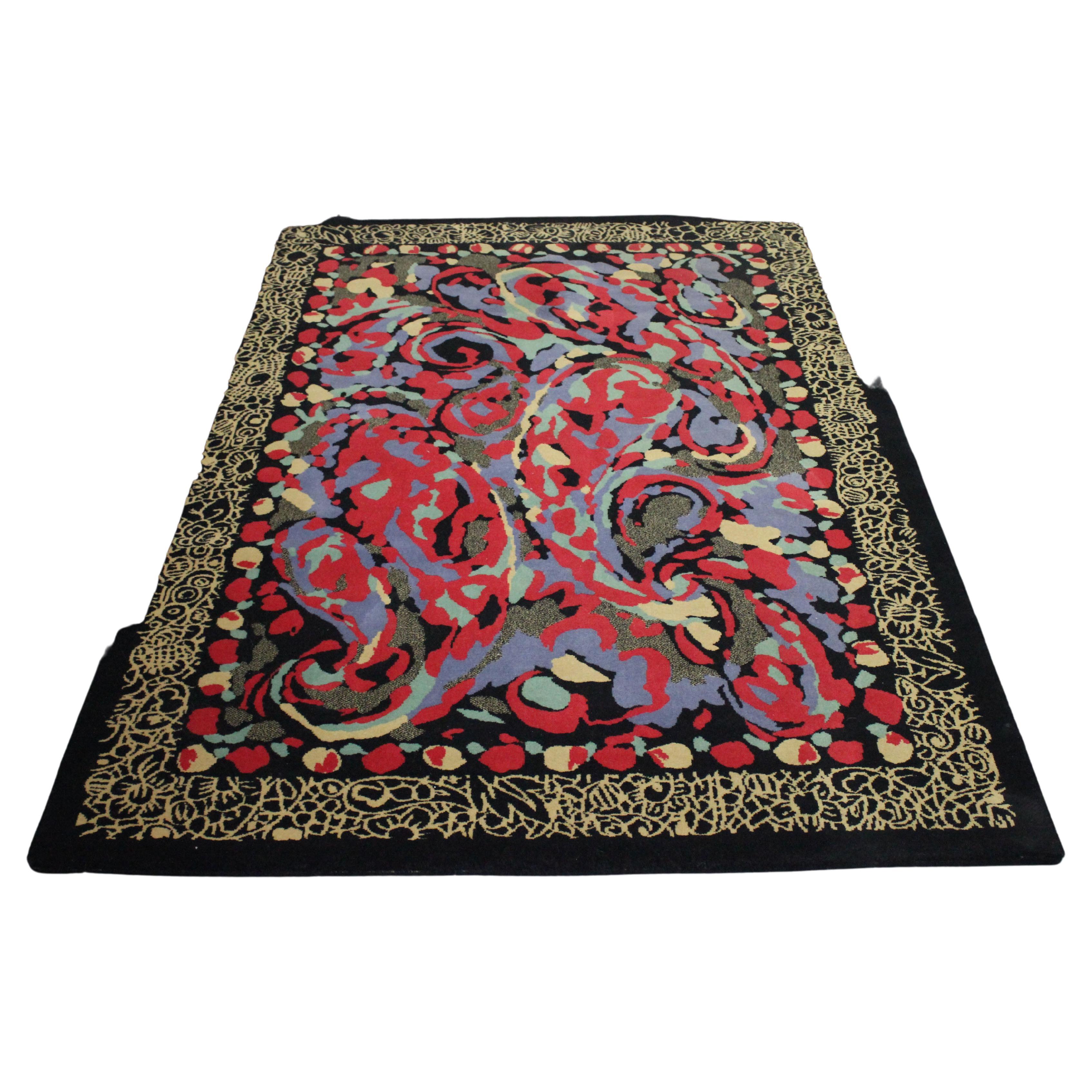 Carpet by Pierre Balmain for Van Neder Carpets, 1980s For Sale