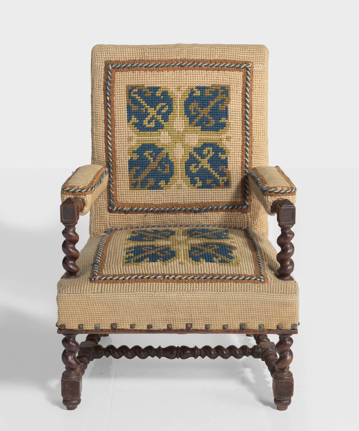 Carpet Chairs, France, circa 1890 In Good Condition In Culver City, CA