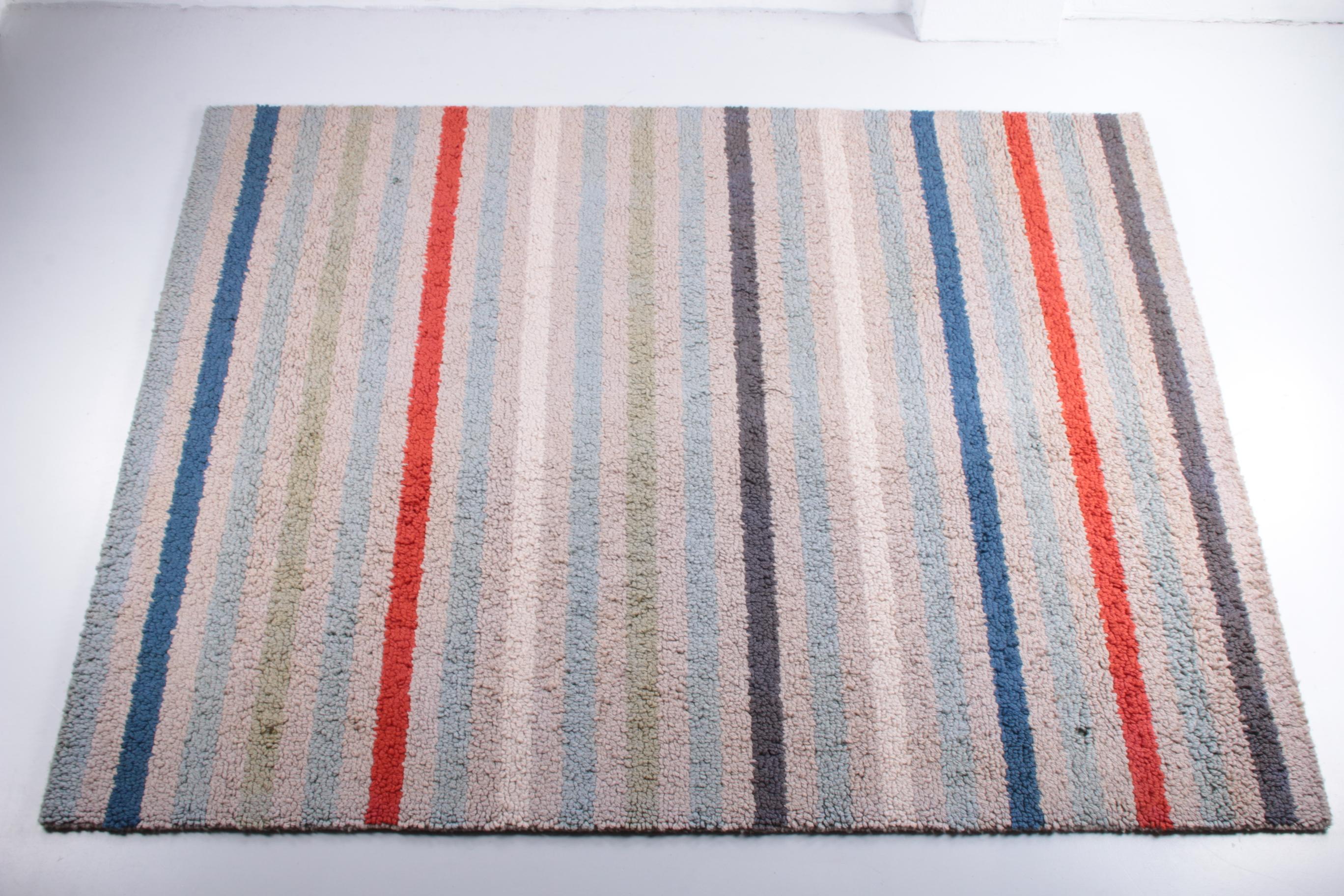 Carpet Danskina Hand Knotted Made of 100 % Percent Wool For Sale 12