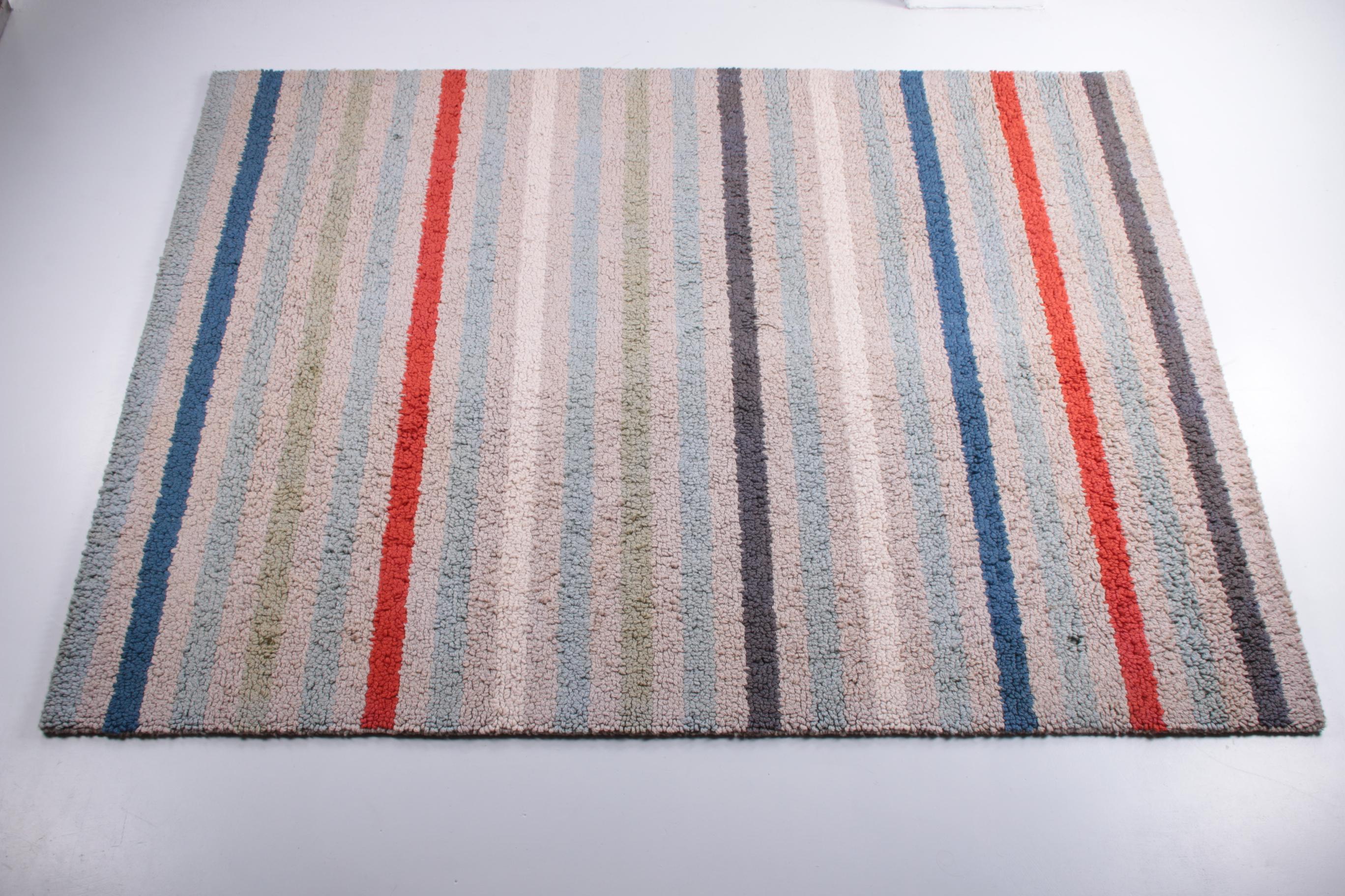 Carpet Danskina Hand Knotted Made of 100 % Percent Wool For Sale 13