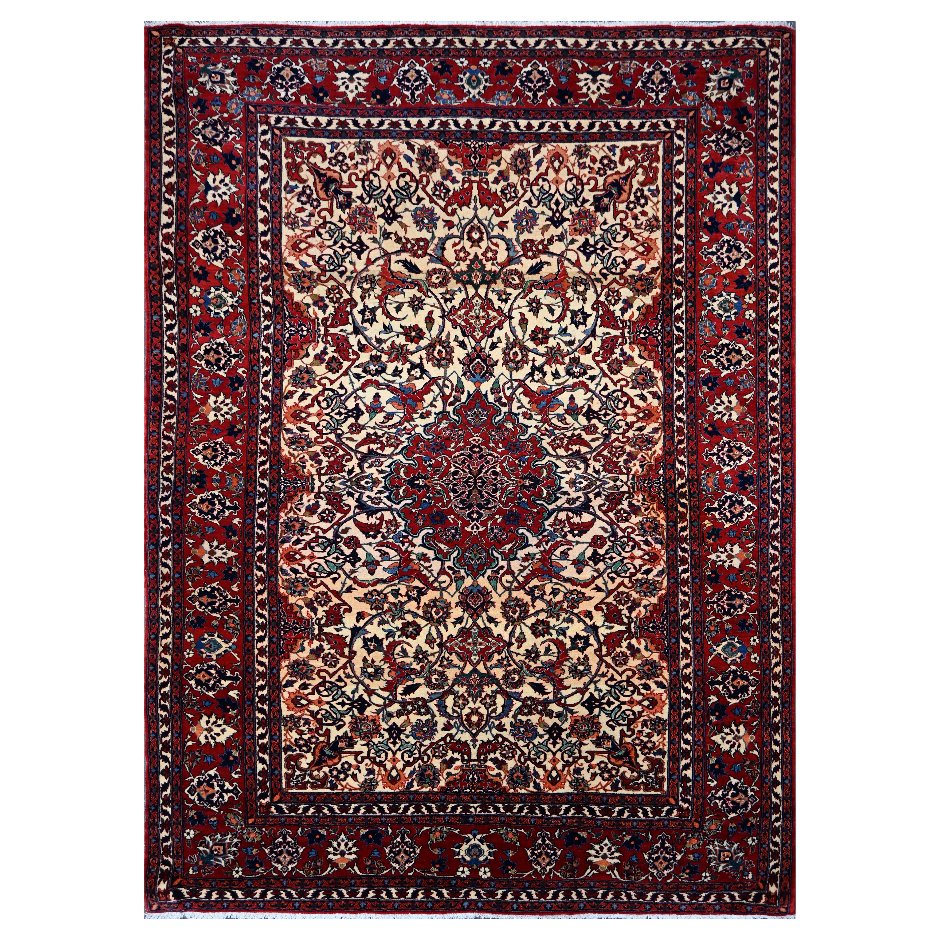 Alfombra Extremadamente fina - Circa 1920 - 235x156 - No. 1602 en venta