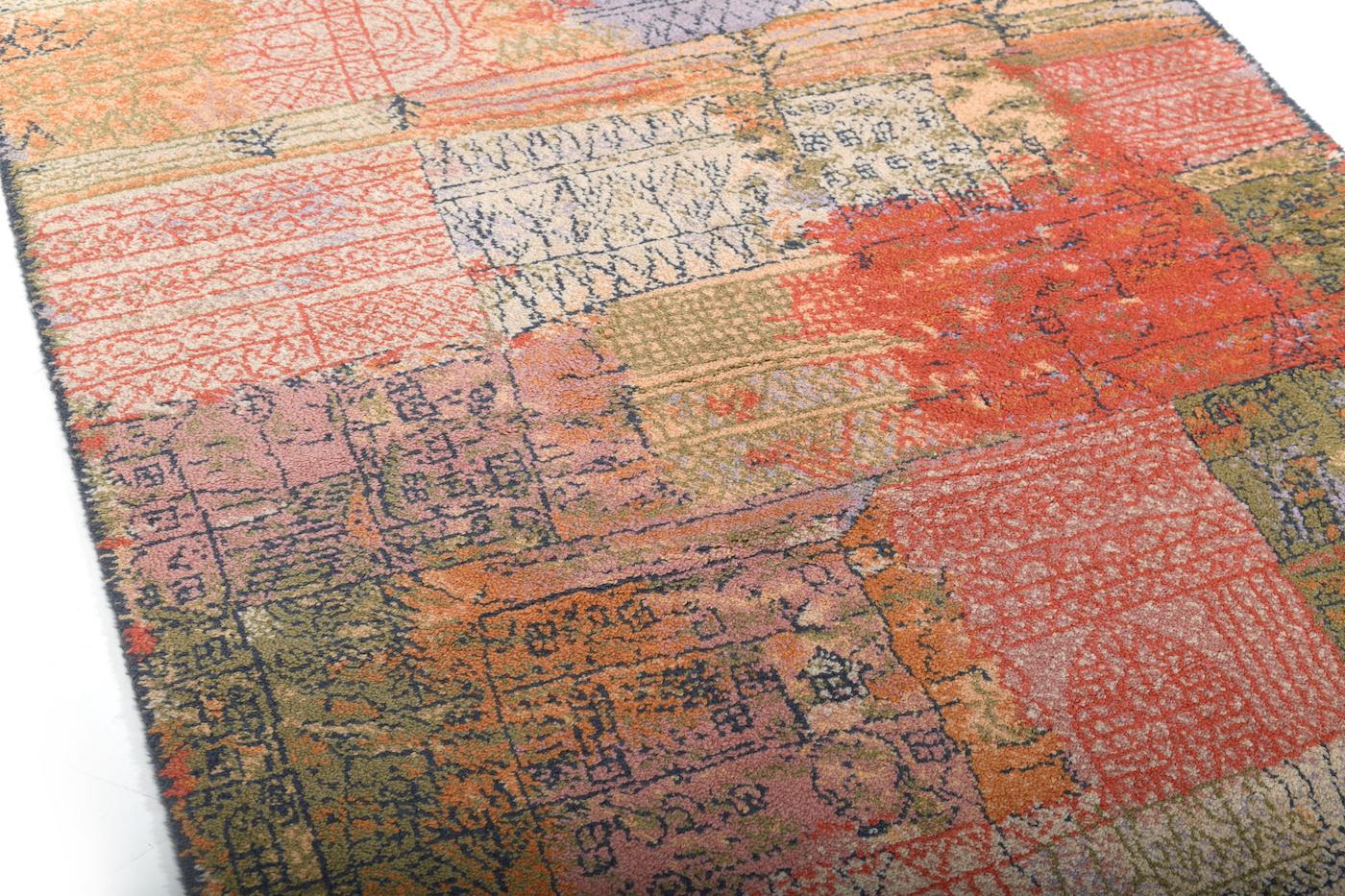 Teppich, „Florentinisches Villenviertel“, nach einem Werk von Paul Klee im Zustand „Gut“ im Angebot in Handewitt, DE