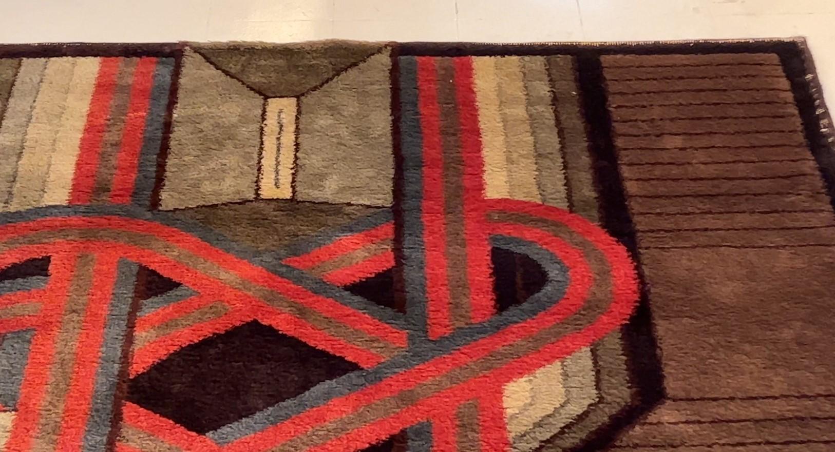Carpet, France, 1930, Sign, Isolo For Sale 6