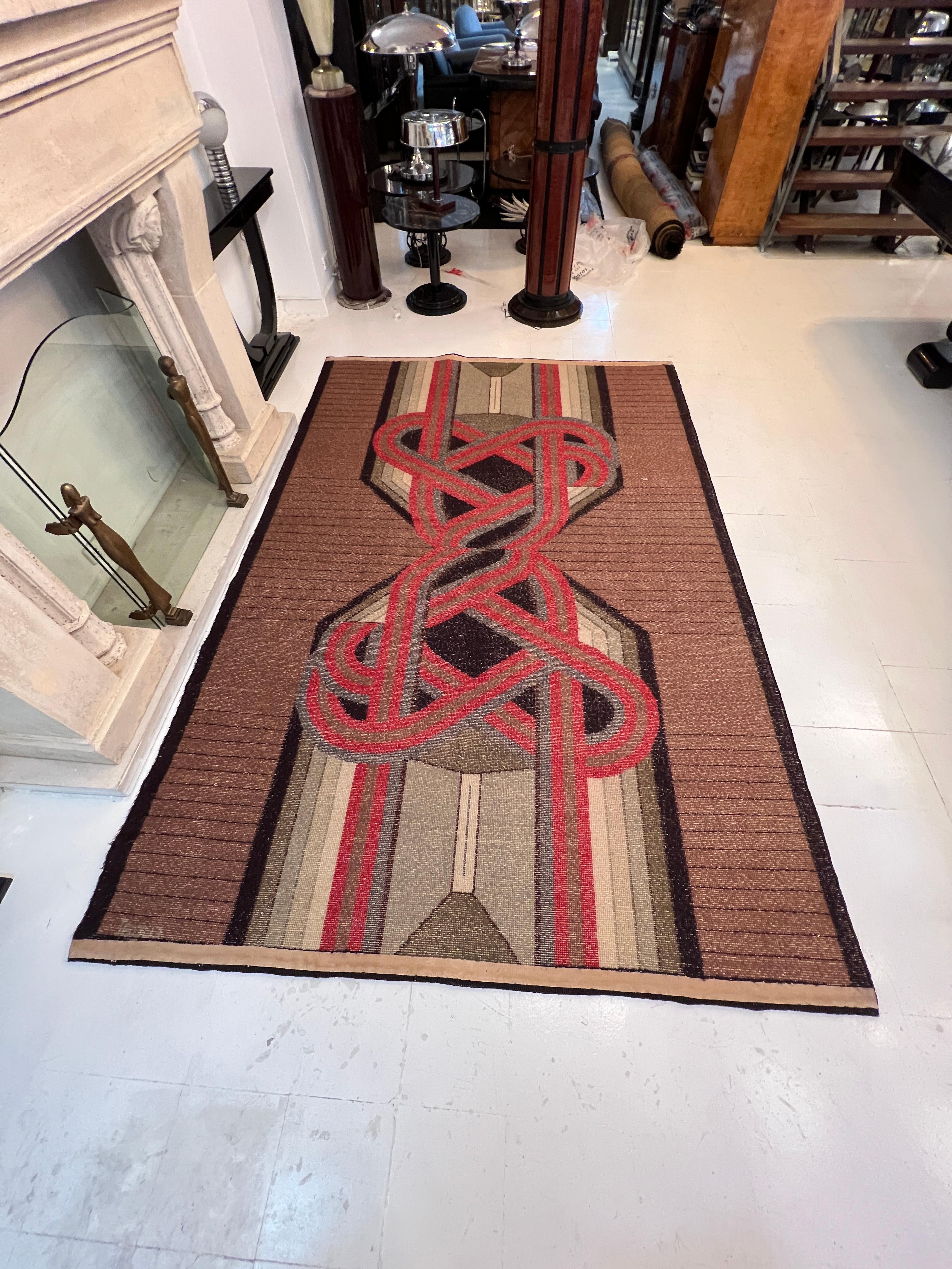 Carpet, France, 1930, Sign, Isolo For Sale 8