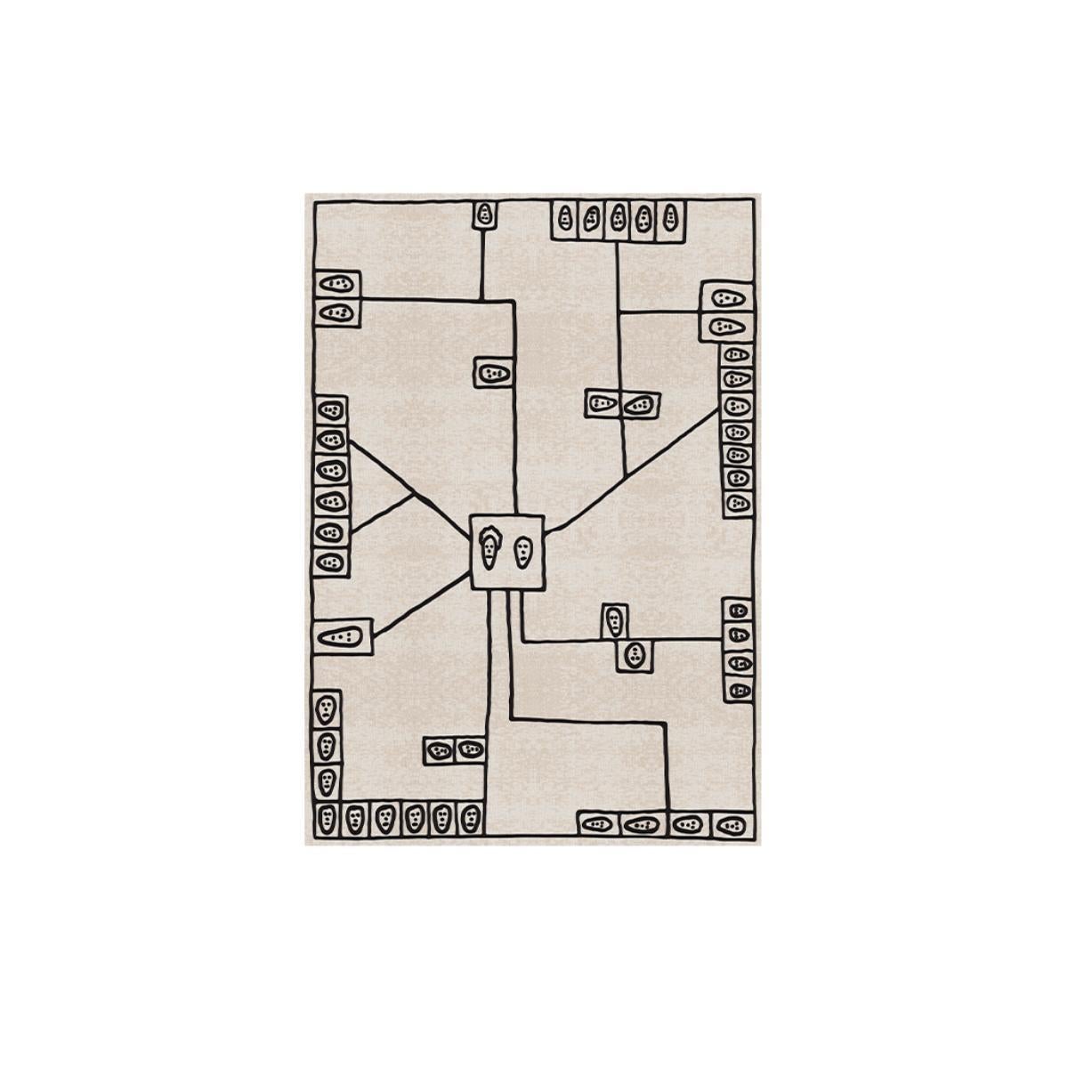 Belge Petite carte de tapisserie en polyester et polyamide non-slip par Andrea Branzi en vente