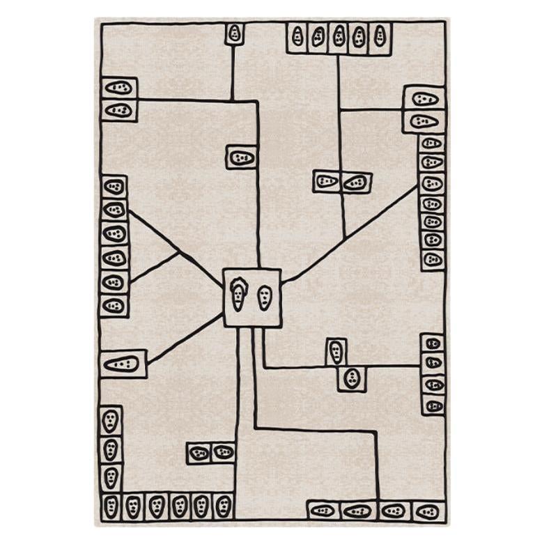 Petite carte de tapisserie en polyester et polyamide non-slip par Andrea Branzi en vente