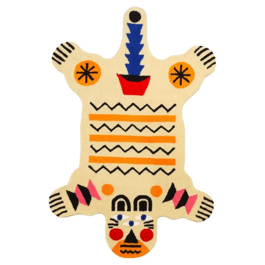 Alfombra Oggian Big Bear L (Forma) en acrílico tejida a mano por Marco Oggian