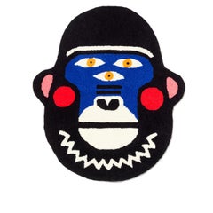 Carpet Oggian Gorillo (Shaped) in Acrylic Hand Tufted by Marco Oggian